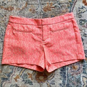 EUC Gap Hot Pink Geometric Print Shorts